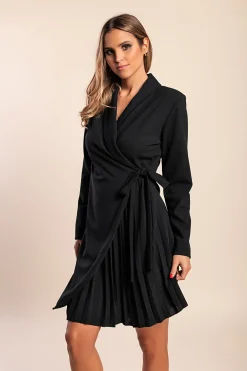​A​bito elegante ​a chiusura ad incrocio Denver​, nero
