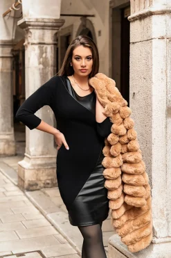Abito elegante Ginesa, nero