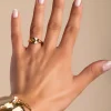 Anello elegante, ART2104, colore oro