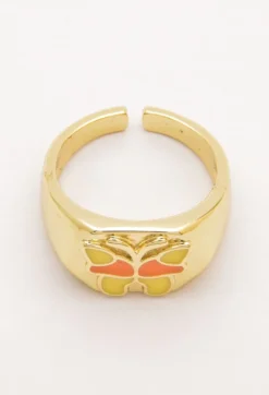 Anello elegante, ART529, colore oro