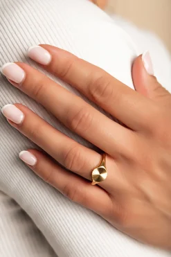 Anello elegante, ART2104, colore oro