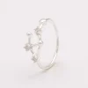 Anello in argento con diamanti decorativi, ART502 LIBRA, colore argento