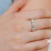 Anello stampato, ART2219, bianco