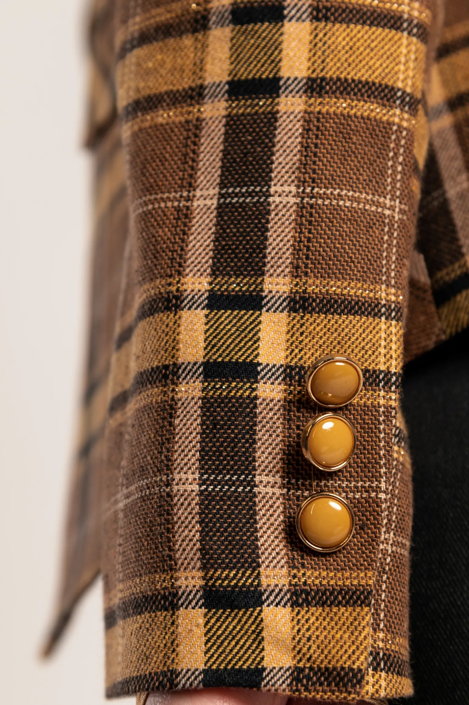Blazer con collo classico Chiarana, senape