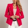 Blazer con scollo classico Caorla, fucsia