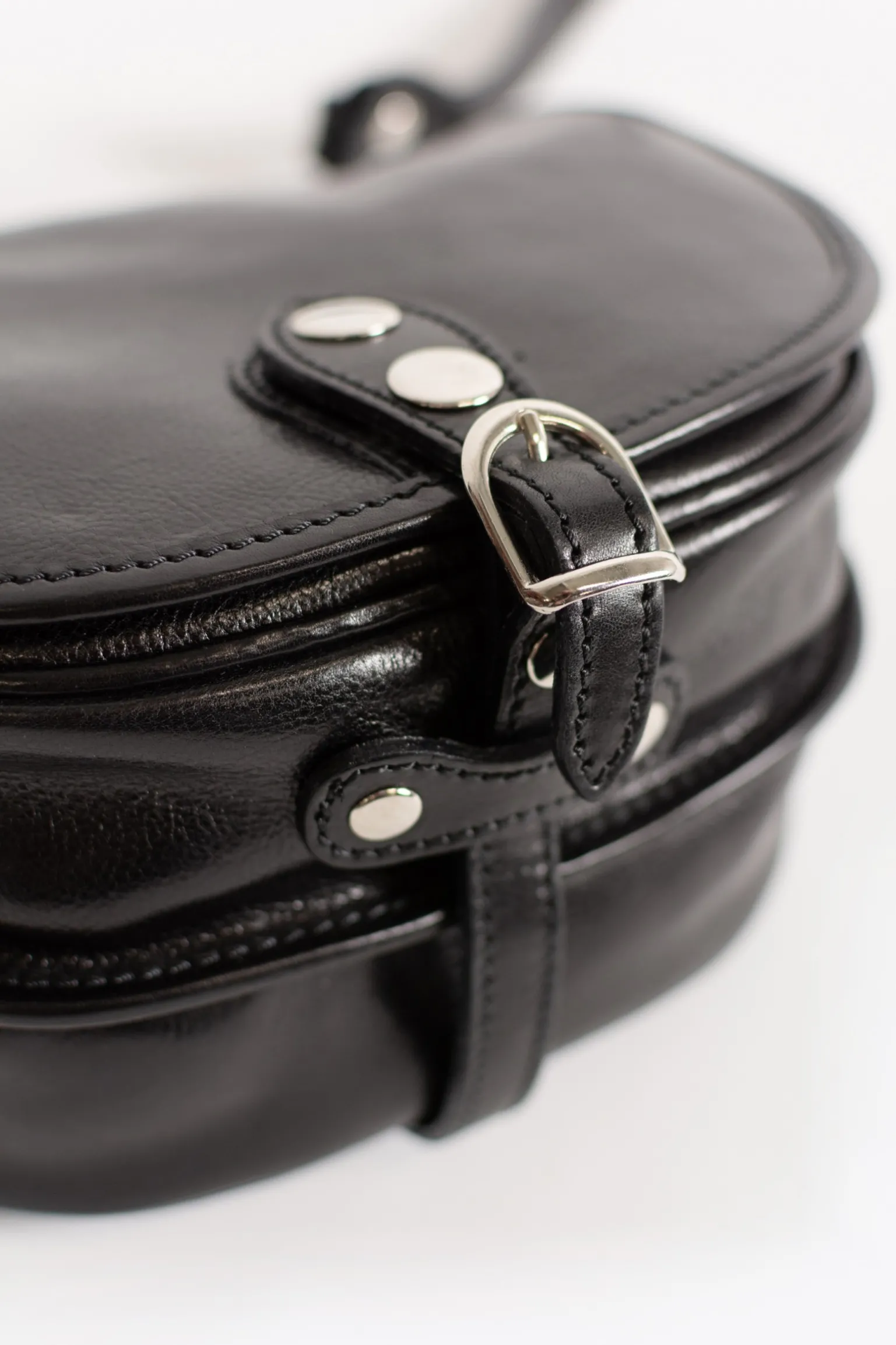 Borsa in pelle naturale Nova, nera