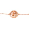 Bracciale con pendente, LIBRA, oro rosa