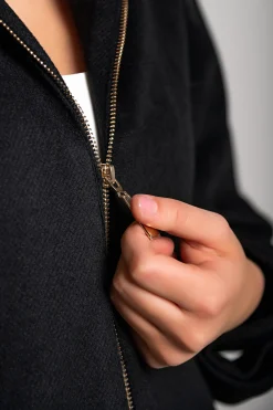 Cappotto elegante Albineya, nero