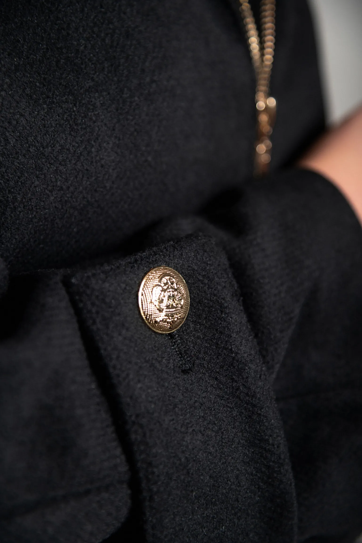 Cappotto elegante Albineya, nero