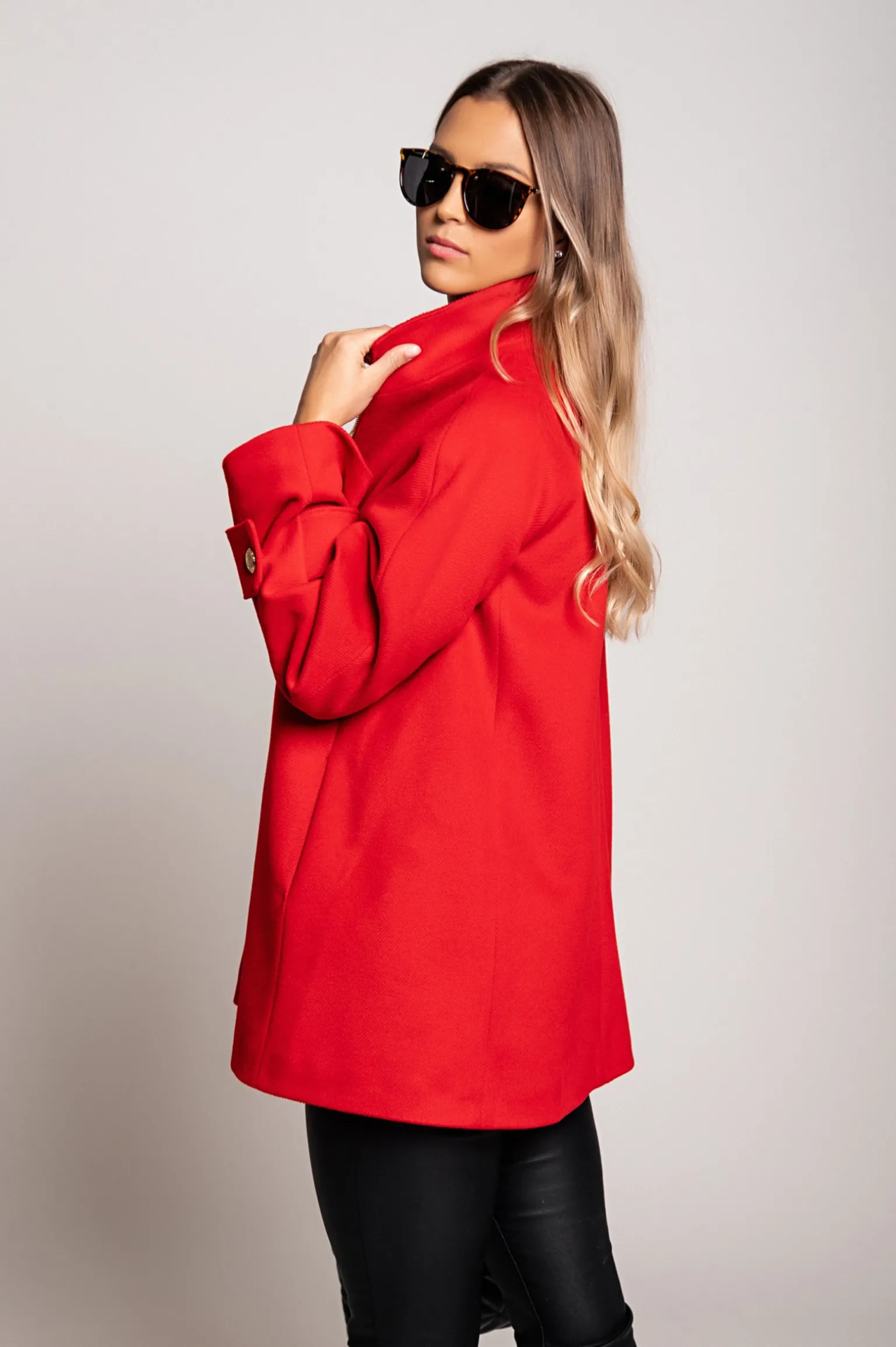 Cappotto elegante Albineya, rosso