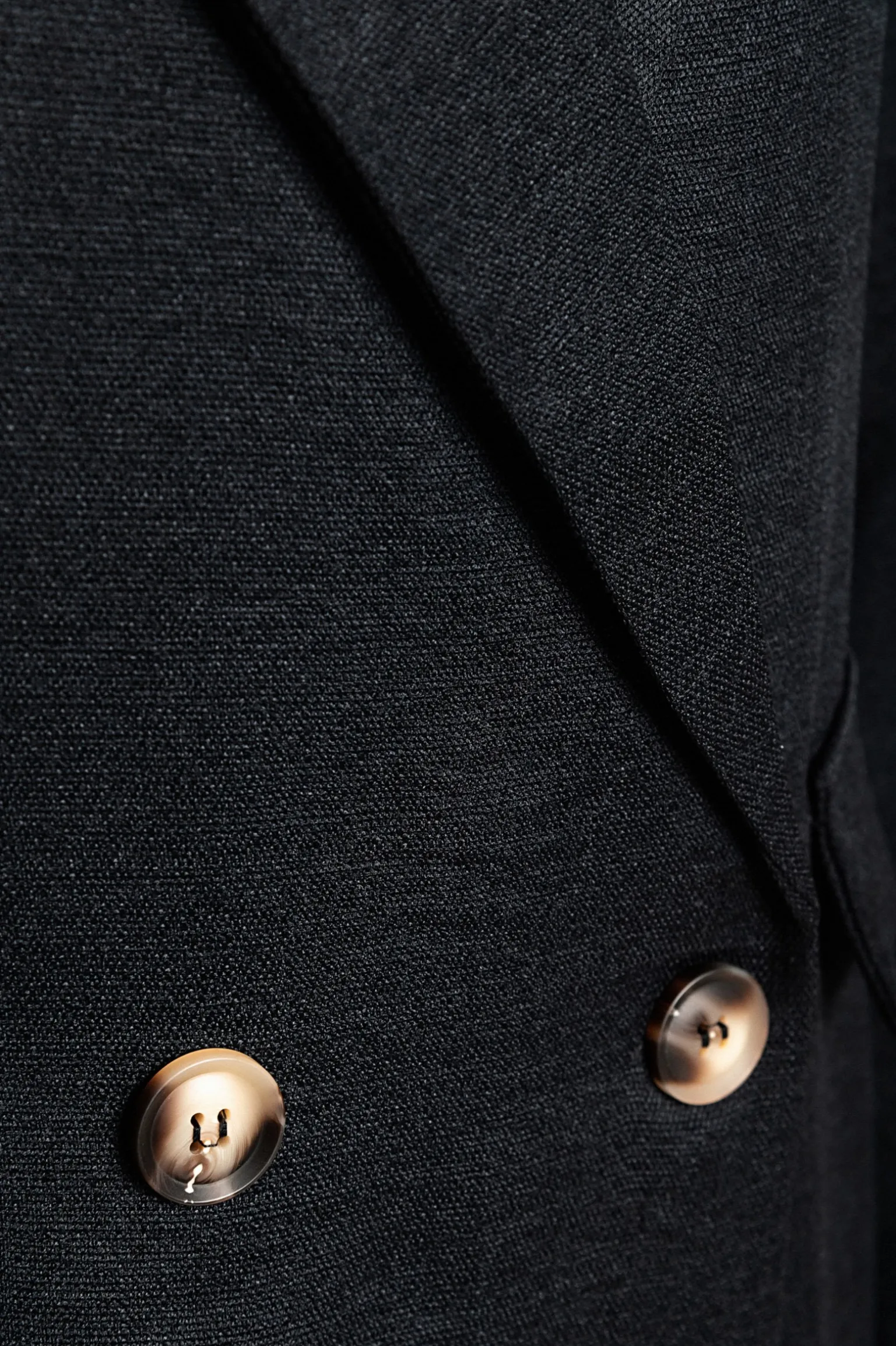 Completo elegante blazer e pantaloni, nero