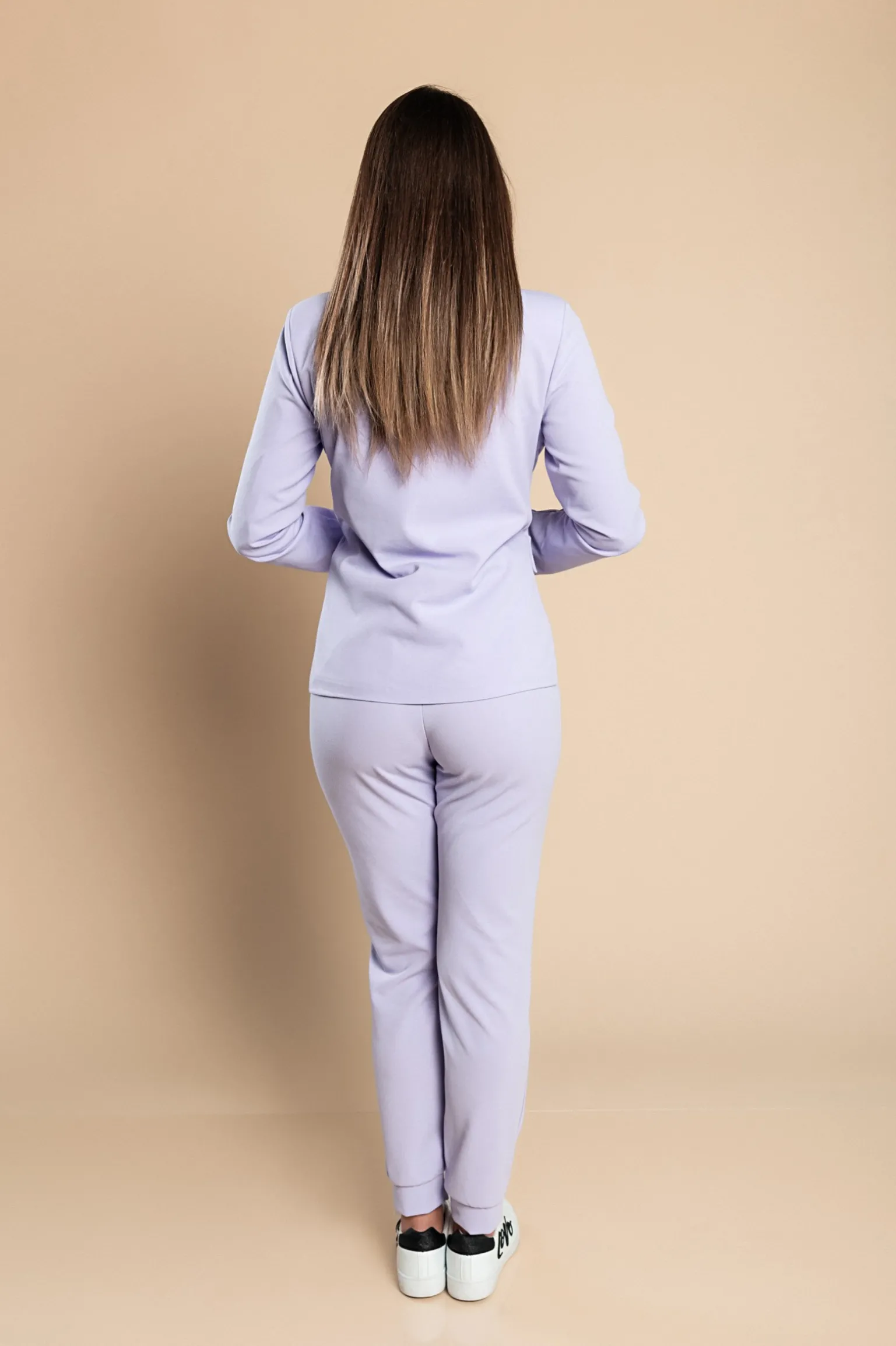 Completo giacca e pantalone elegante Estrena, lilla