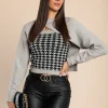 Completo maglione e canotta, grigio