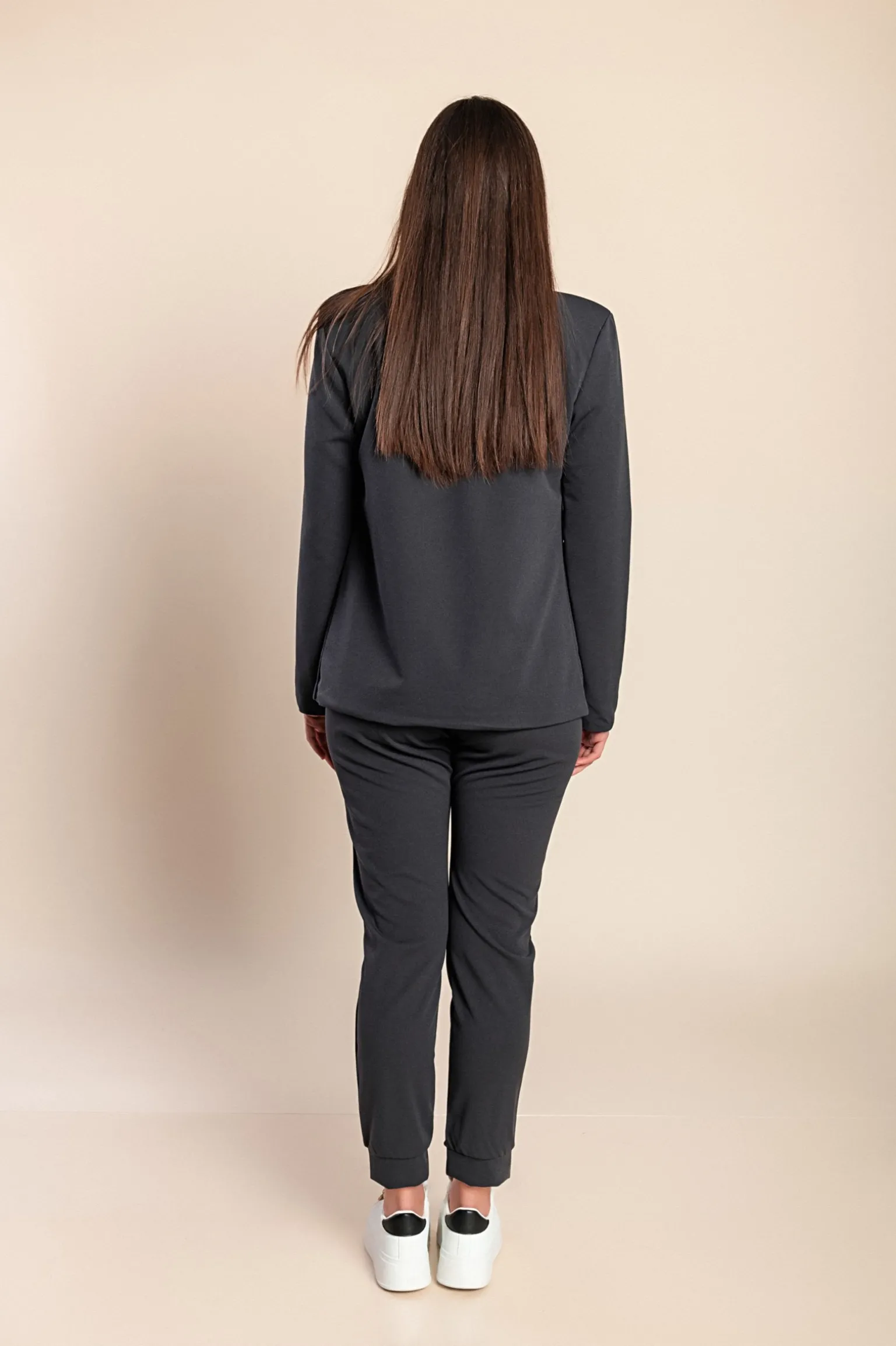 Completo pantalone e blazer elegante Estrena, grigio