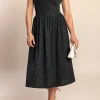 Elegante abito midi, nero