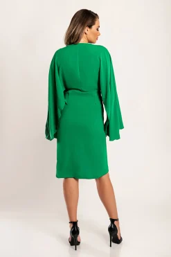 Elegante mini abito con spacco  Coccolia, verde