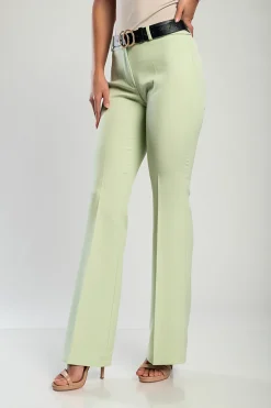 Elegante pantalone lungo Casera, pistacchio