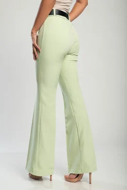 Elegante pantalone lungo  Casera, pistacchio