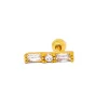 Eleganti mini orecchini, colore oro