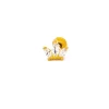 Eleganti mini orecchini, colore oro