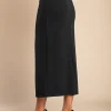 Gonna midi elegante, nera