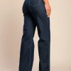 Jeans dritti, blu scuro