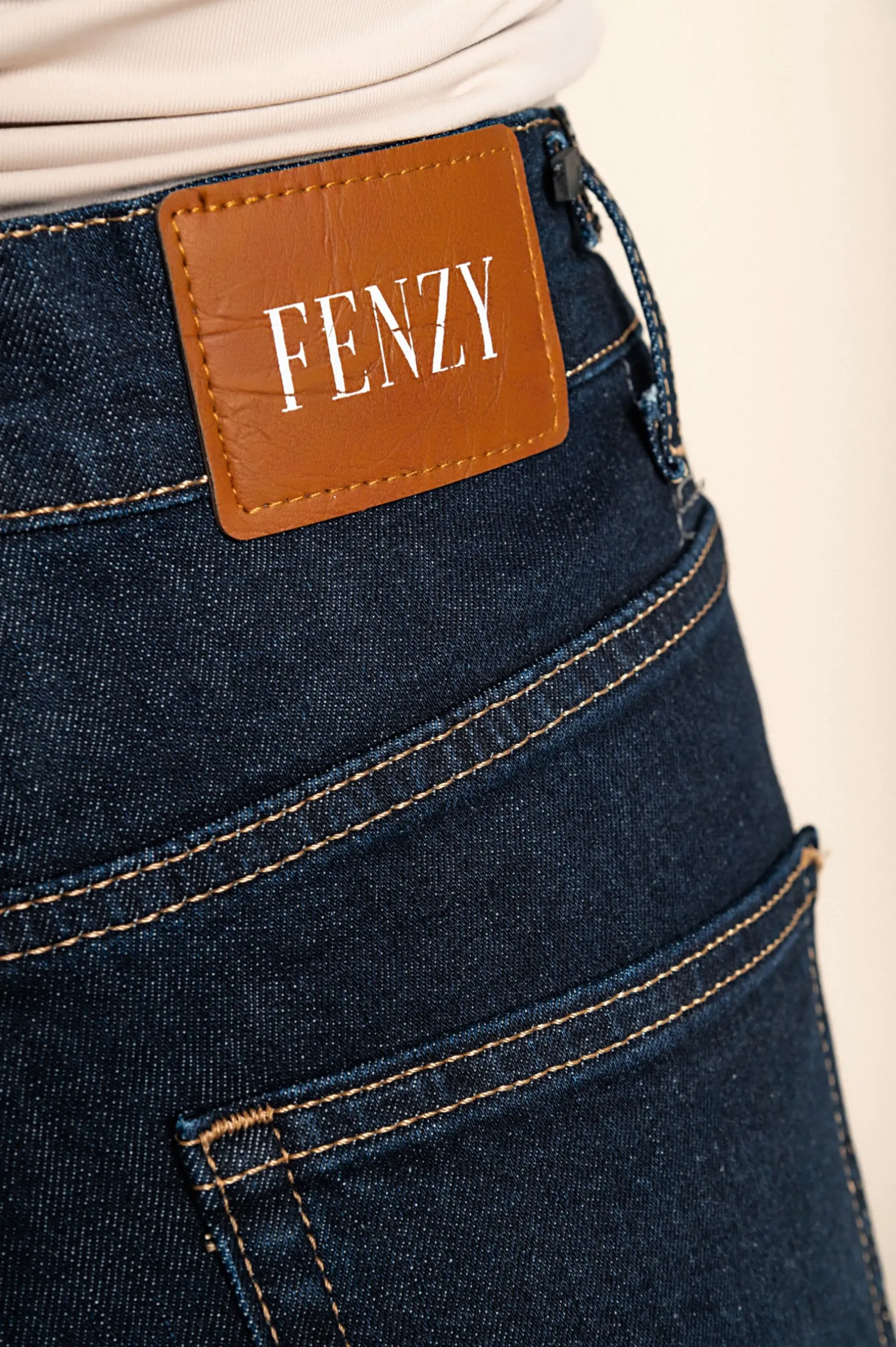 Jeans dritti, blu scuro