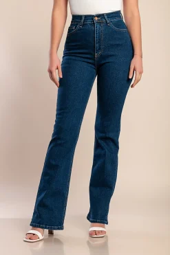Jeans svasati, blu