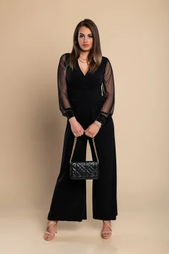 JUMPSUIT ELEGANTE CON SCOLLO A