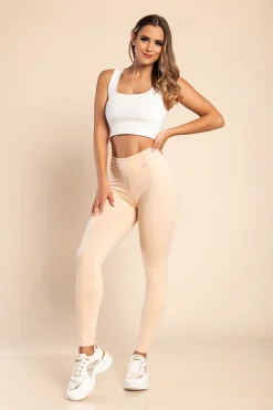 Leggings sportivi superelastici "ACTWER" beige