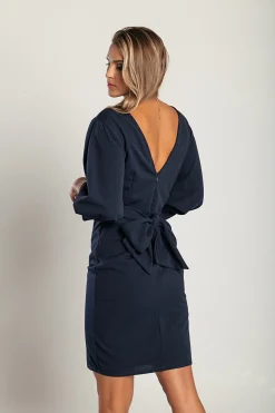Mini abito elegante Varsavia, blu scuro