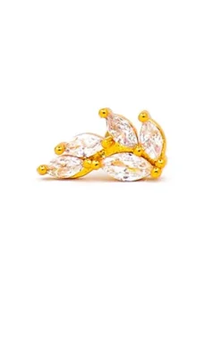 Mini orecchino elegante, ART965, colore oro