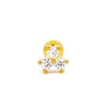 Mini orecchino elegante, ART969, colore oro