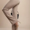 Pantalone lungo elegante con gamba dritta, cammello
