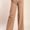 Pantaloni eleganti a vita alta, beige
