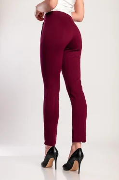 Pantaloni eleganti, bordeaux
