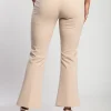 Pantaloni eleganti in cotone, beige