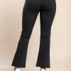 Pantaloni eleganti in cotone, neri
