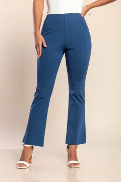 Pantaloni eleganti in cotone, blu