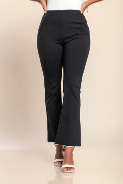 Pantaloni eleganti in cotone, neri