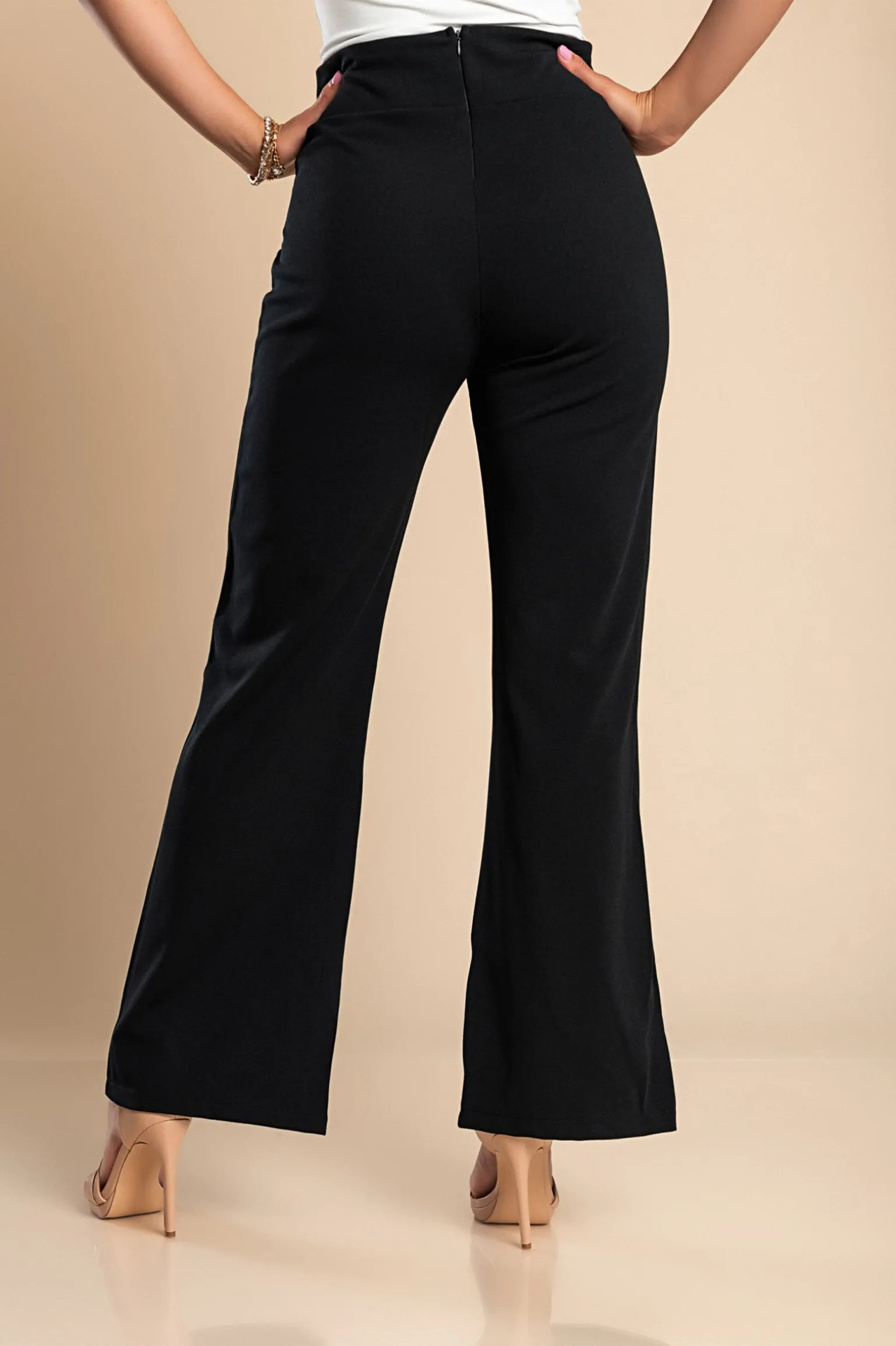 PANTALONI EMANUELA - NERO