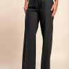 Pantaloni lunghi eleganti, colore nero