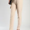 Pantaloni lunghi eleganti, beige