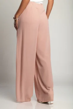 Pantaloni lunghi eleganti Veronna, rosa