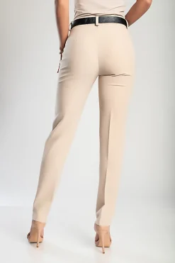 Pantaloni lunghi eleganti, beige