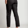 Pantaloni skinny in cotone, neri