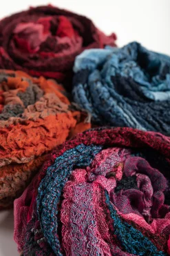 Set di 4 sciarpe, multicolore
