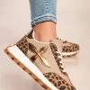 Sneakers alla moda, leopardate