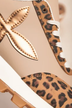 Sneakers alla moda, leopardate
