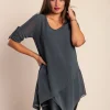 TUNICA ROSALIE - GRIGIO